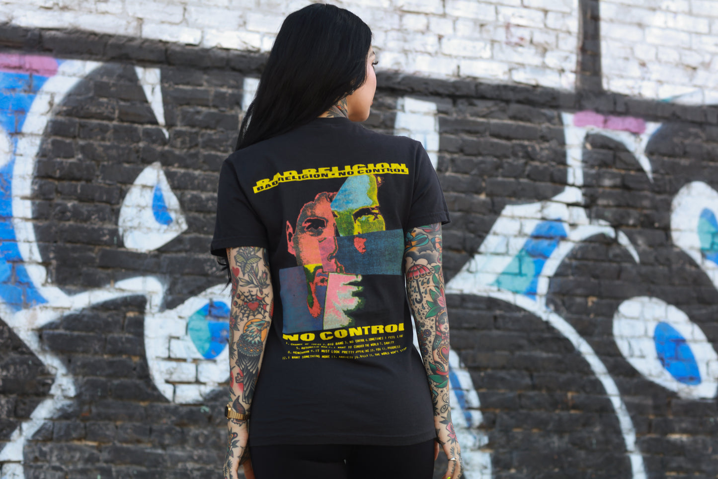 No Control Track List T-Shirt (Black)