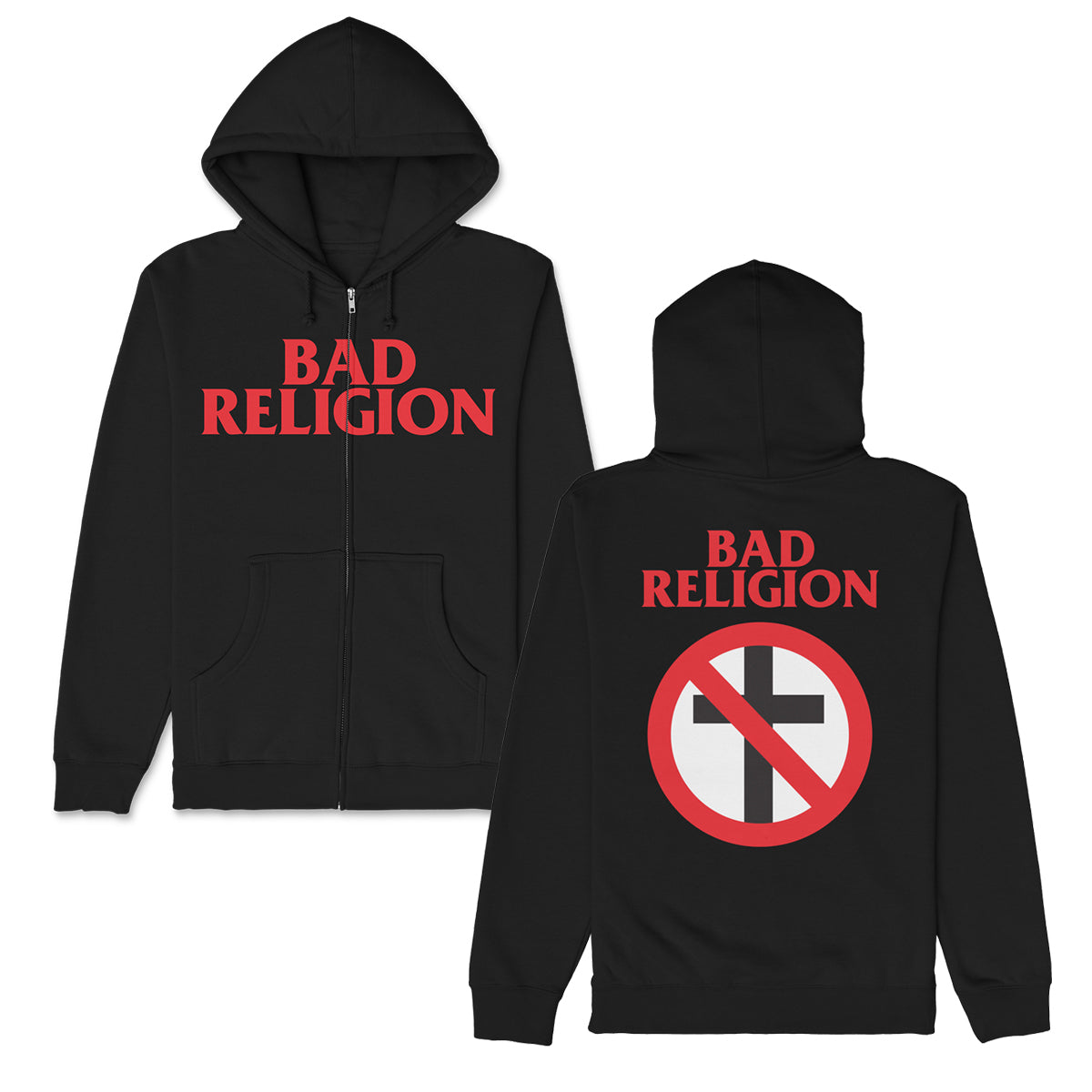 Bad religion zip up hoodie hotsell