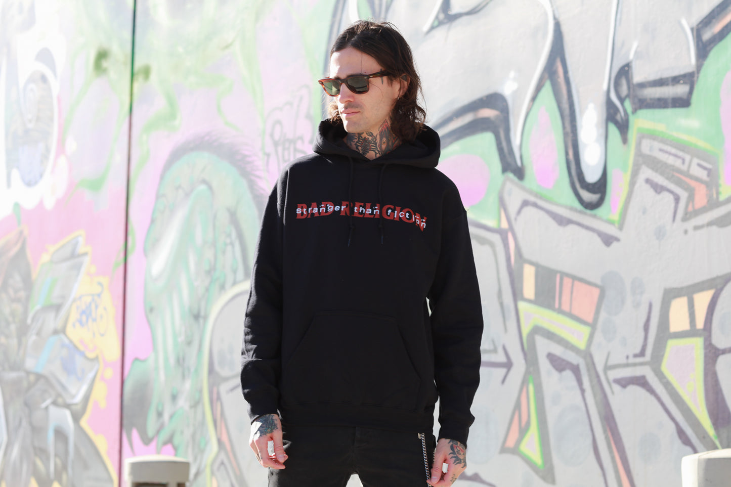 Stranger Than Fiction Pullover Hoodie (Black)
