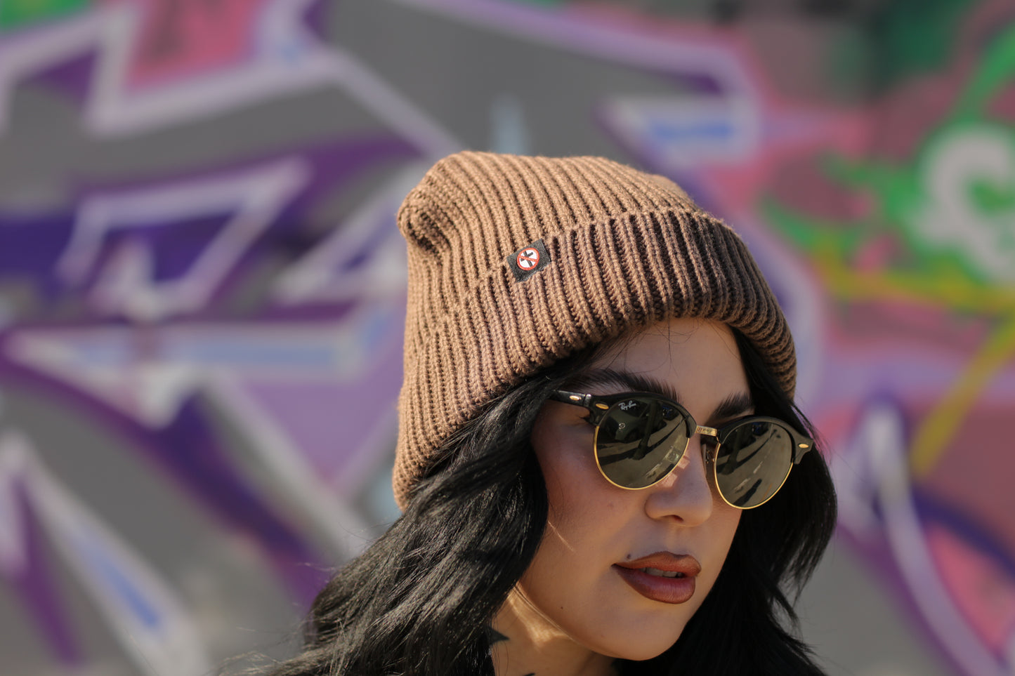 Crossbuster Cuff Beanie (Walnut)