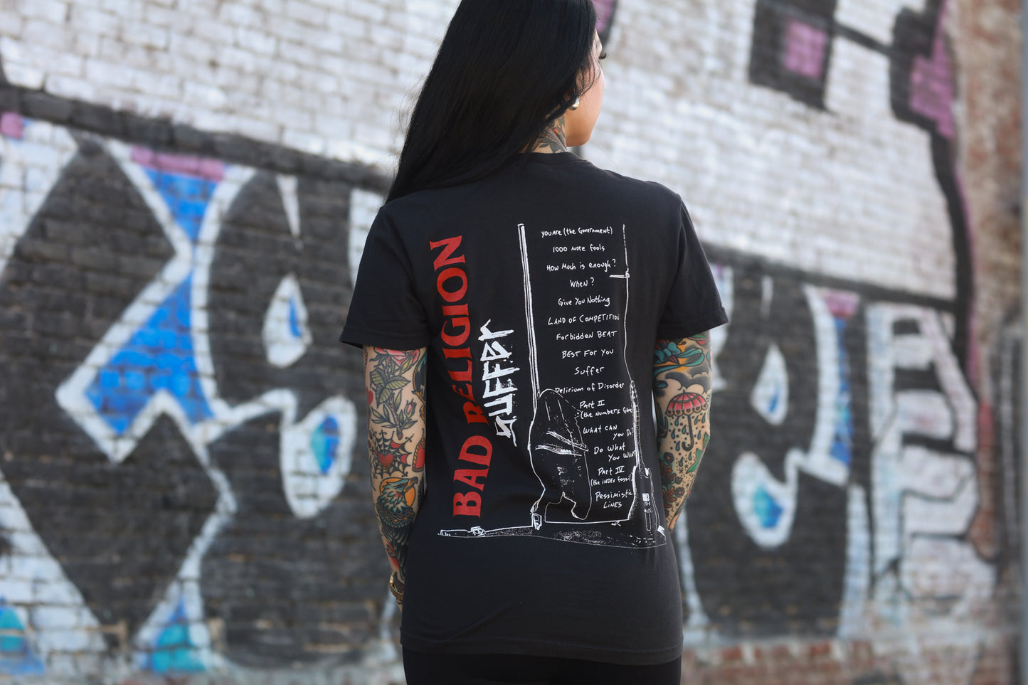 Suffer Track List T-Shirt (Black)