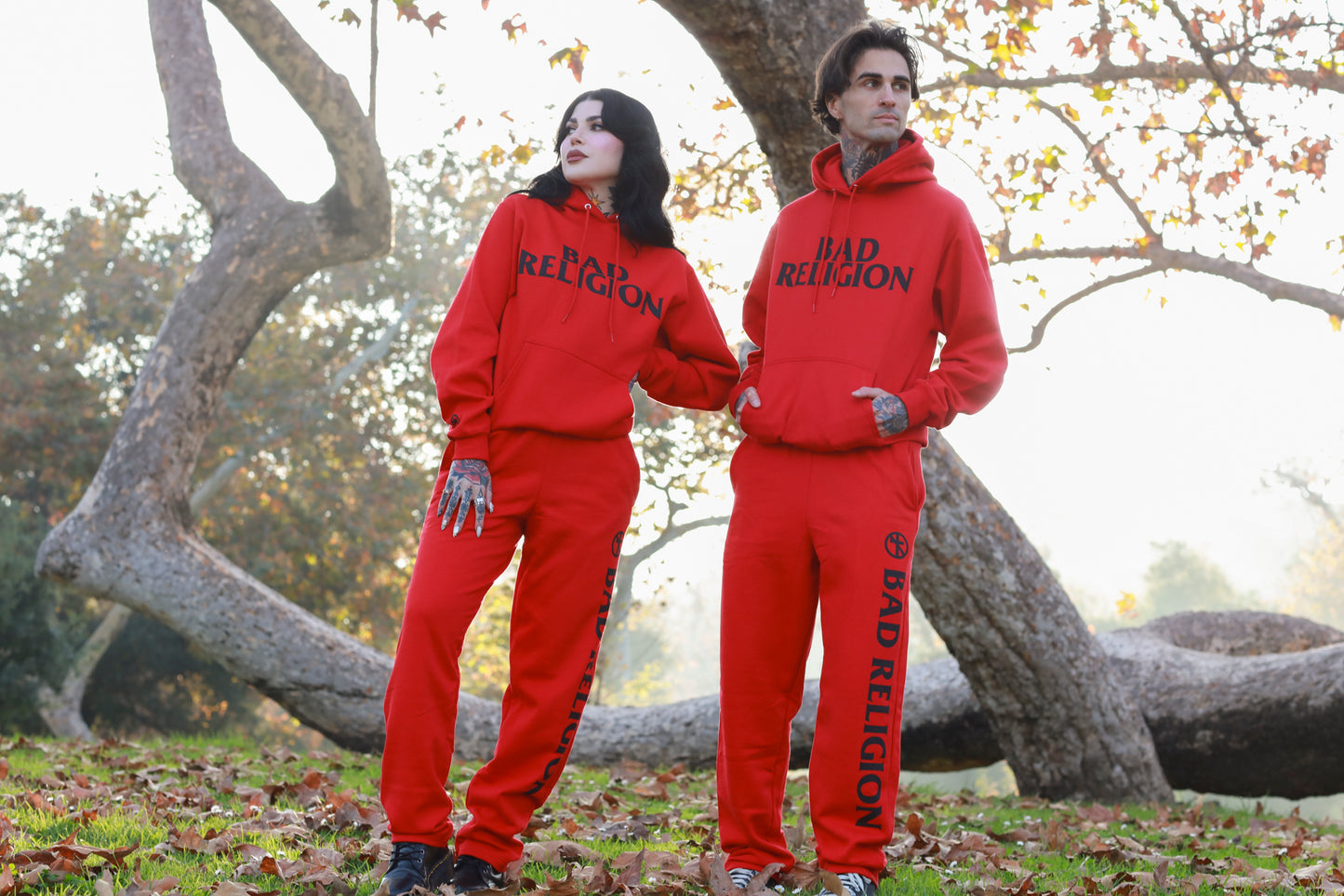 Logo Hoodie & Sweatpants Bundle (Red)