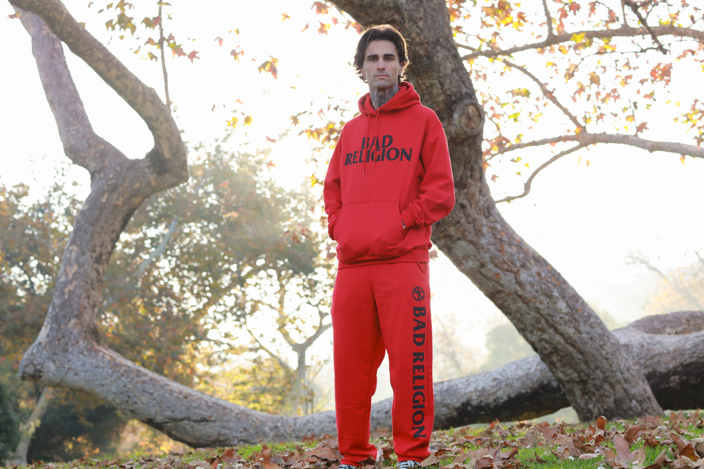 Logo Hoodie & Sweatpants Bundle (Red)