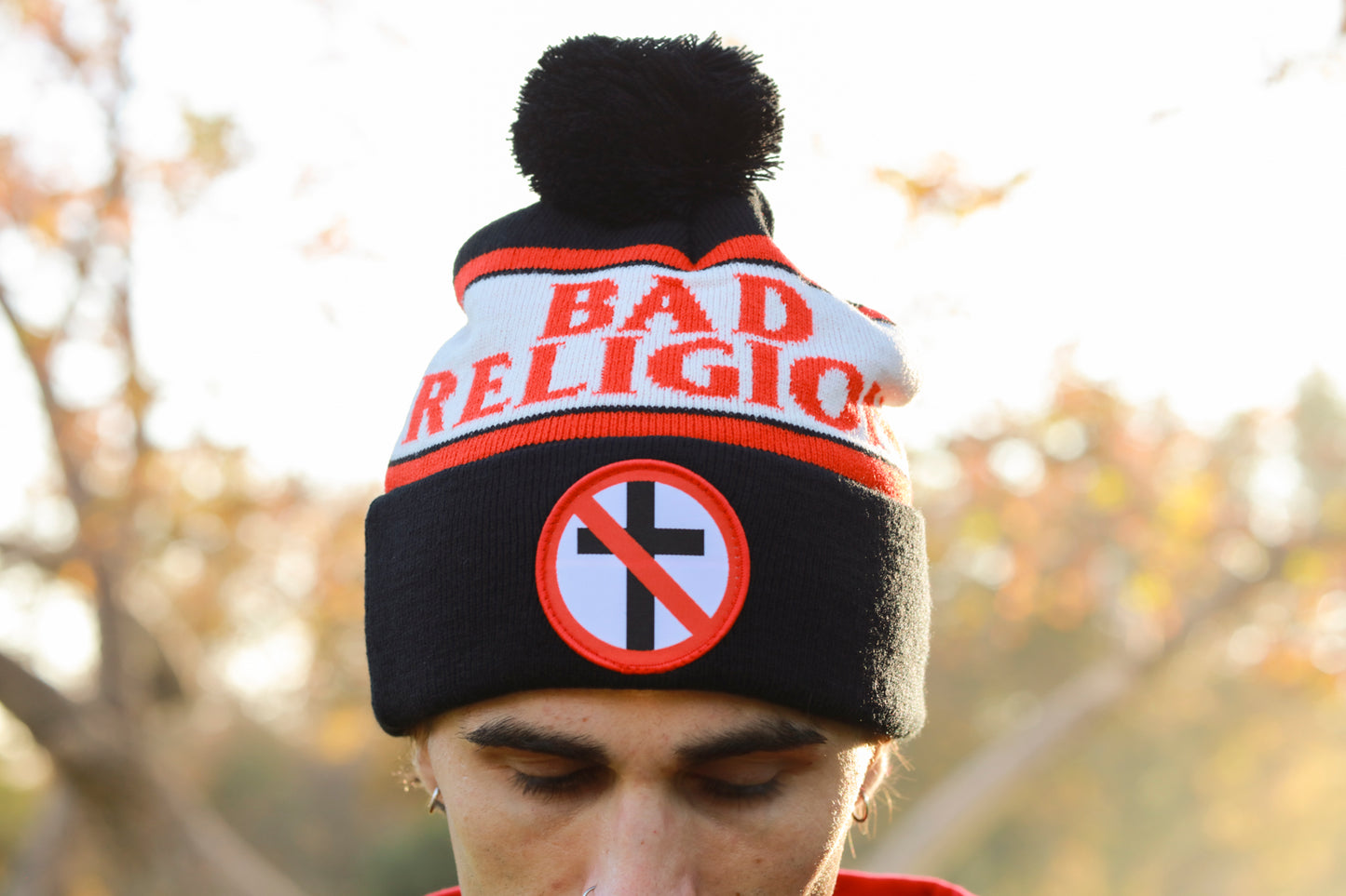 Crossbuster Pom Beanie