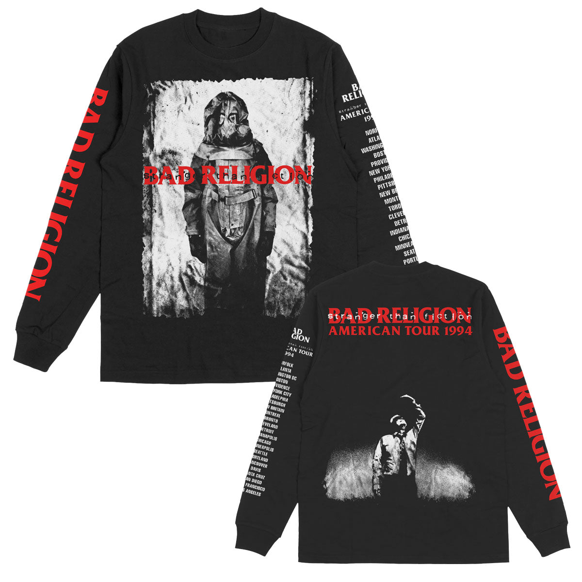 Stranger Than Fiction American Tour 1994 Long Sleeve (Black)