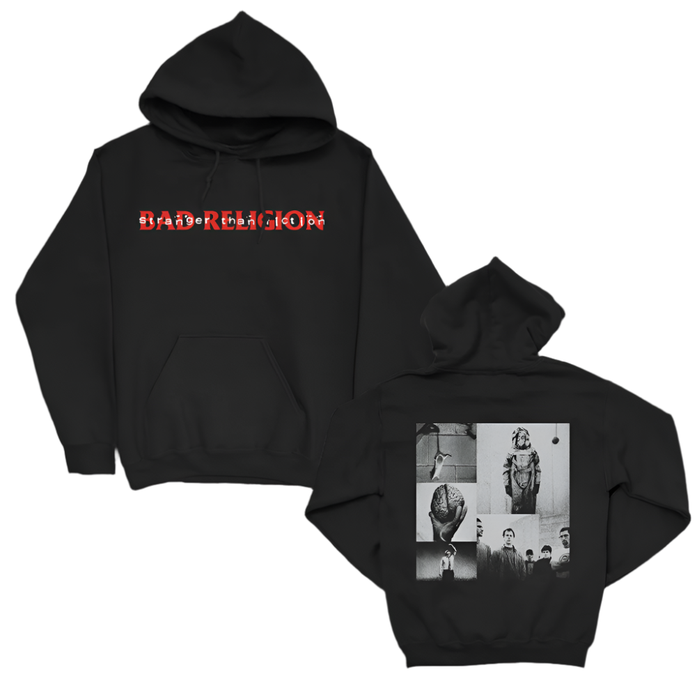 Stranger Than Fiction Pullover Hoodie (Black)