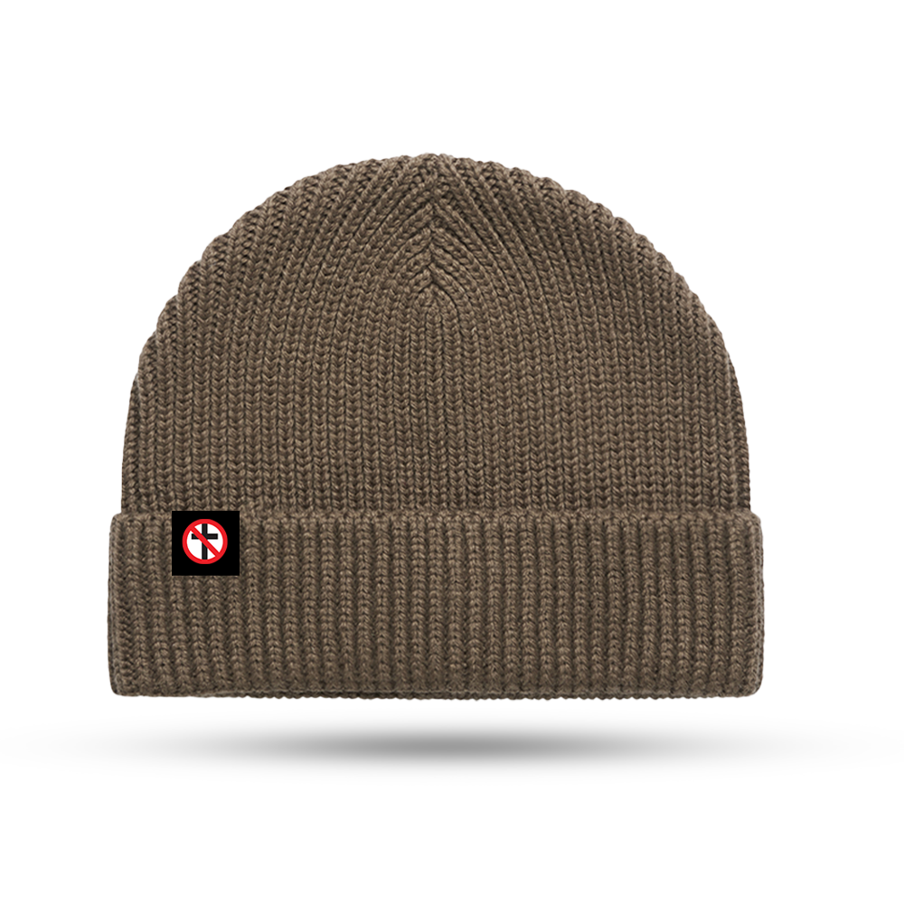 Crossbuster Cuff Beanie (Walnut)