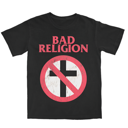 Distressed Big Crossbuster Tee (Black)